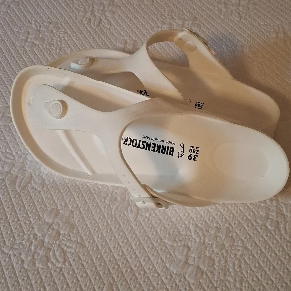 Birkenstock White Sandals - Picture 2 of 4